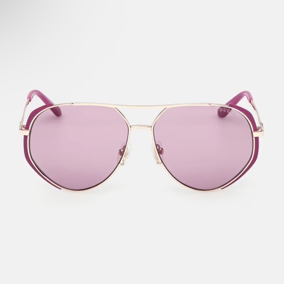 Guess Pink Aviator Sunglasses - Picture 5 of 8